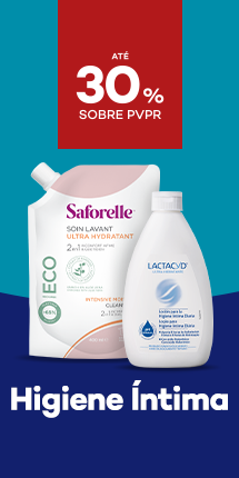 Produtos de Higiene Intima com destaque promocional de até 30% sobre preço de Venda ao Público Recomendado